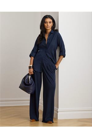 Karrie-Long Sleeve-Shirt-Tissue Linen LAUREN RALPH LAUREN | Camicia | 200782777072